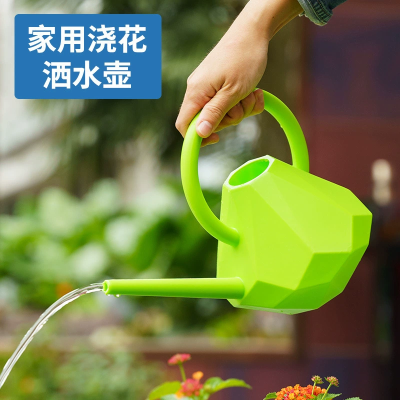 Лейка с длинным носиком объемом 1,5 л для домашнего садоводства, инструменты для ухода за цветами, устройство для полива, полив горшечных растений, распылитель, душевая насадка