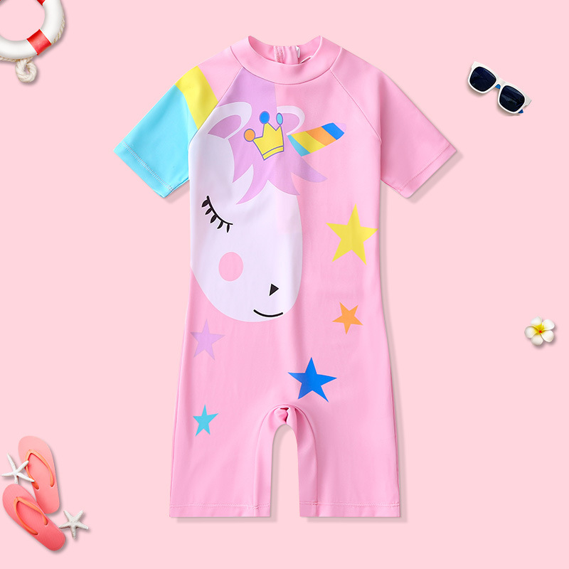 Trajes de baño para niños, niñas lindas, niños, niños, protección solar, confort, set de trajes de baño de primavera para niñas