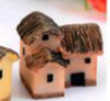 Moss micro -landscape ornaments 6 thatched house house resin small house creative crafts Zakka wind