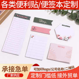 异形便利贴定制用创意便签本有粘性办公室记事贴N次自粘便签制作