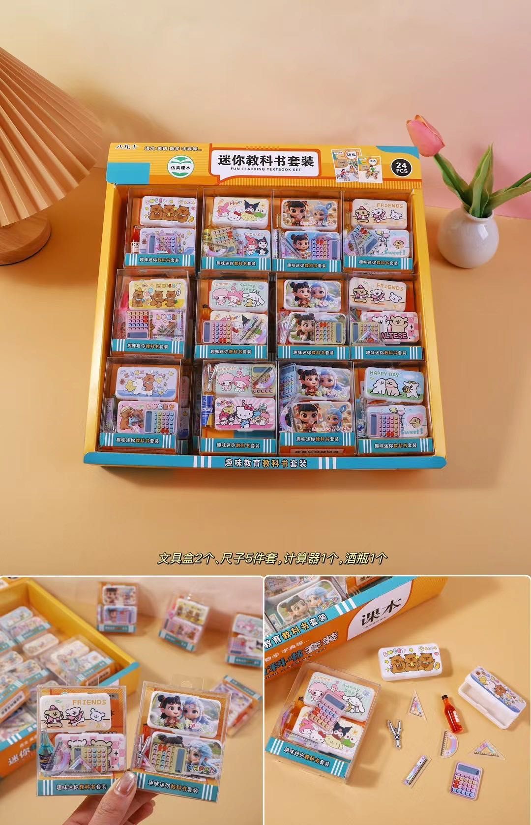 Divertido juego de mini libros de texto simulación lindo mini libro de contabilidad manual libro de bolsillo portátil recompensa para estudiantes