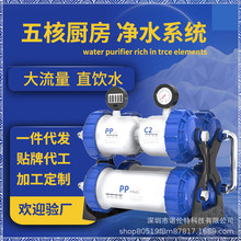 厂家批发直饮厨房自来水五级过滤器除氯超滤净水机超滤净水器