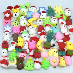 Novel Christmas Nian Nian Group Christmas Old Man Group Christmas Tree Hat Squeeze Stress Relief Small Toys Cross-border Goods