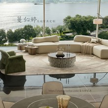 轻奢售楼处酒店会所大堂洽谈沙发组合大厅创意接待沙发椅家具