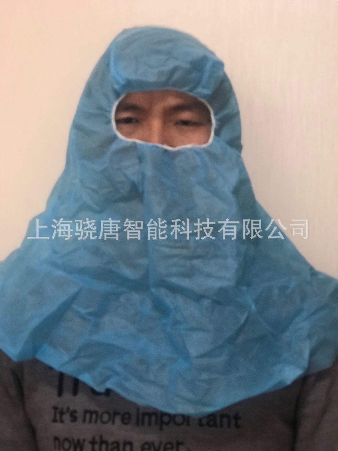 一次性无纺布头套帽大头套帽头套帽穆斯林帽PPSMS透气膜订做现货|ms