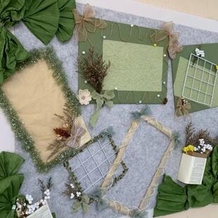 Kindergarten Forest Culture Wall Border Decoration Cardboard Home Contact Column Display Board Green Environmental Creation Layout Material