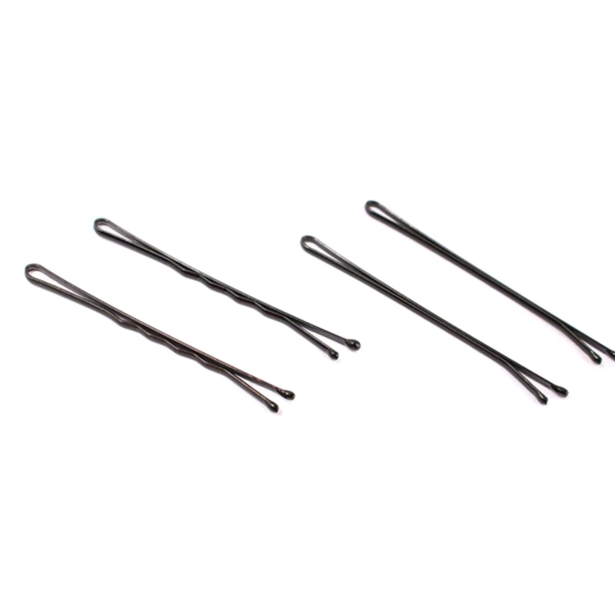 Классическая фотостудийная заколка для волос невесты односимвольная заколка с круглой головкой прямая гофрированная черная заколка из стальной проволоки в штучной упаковке для ужина