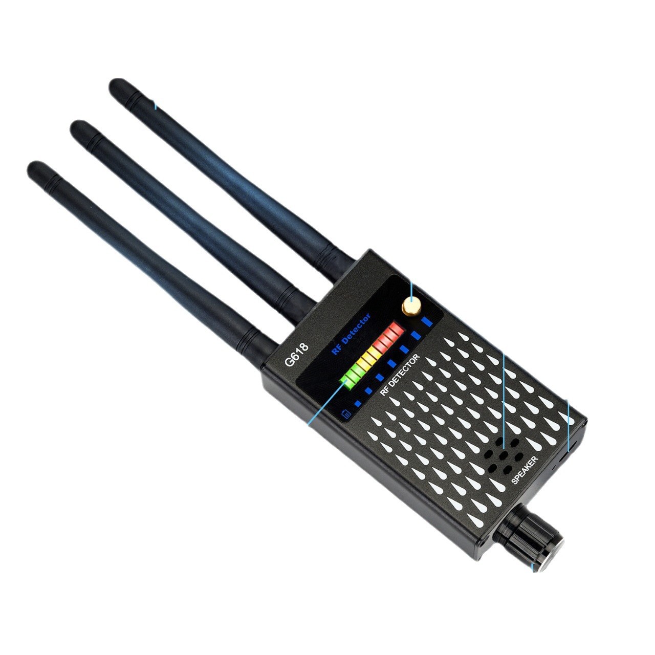 GPSG618无线信号探测器 反监听反偷拍 隐藏式WiFi摄像头检测仪