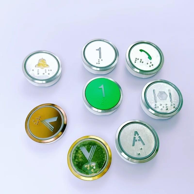 电梯配件外呼轿厢按钮XHB-NR36C-A02B02C02R34V3.0.0圆形