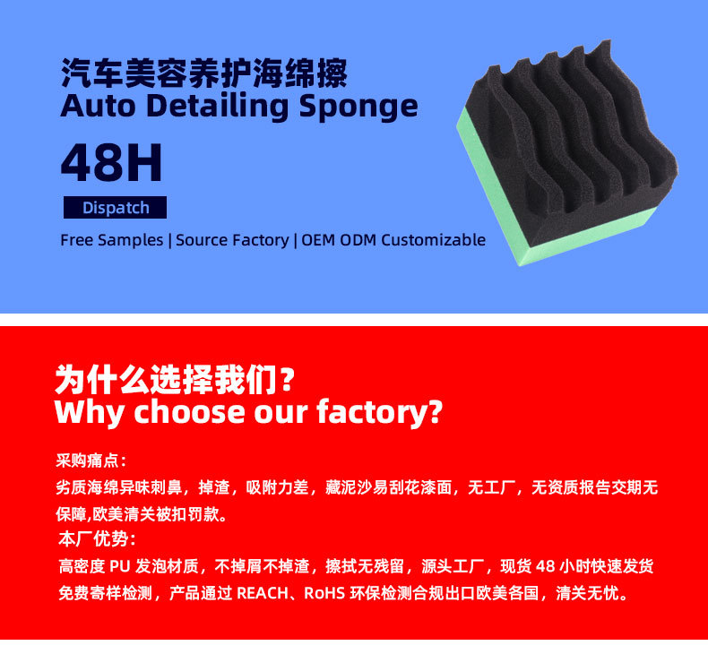 Cross-border exclusive high-density polyurethane textured sponge for cleaning wheel hubs, polishing tires, and beauty maintenance tools