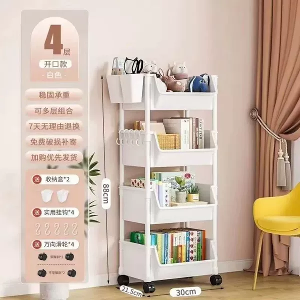 Ღ【Priority Shipping】4 layers of white-no cover: hanging box 2ღ