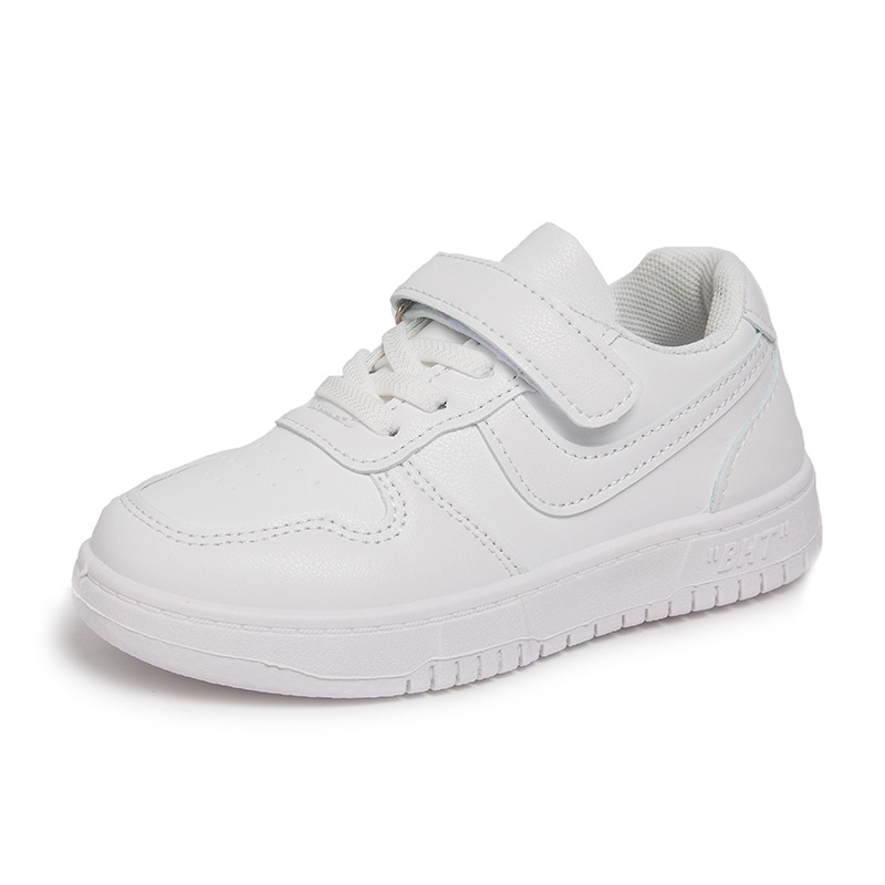 Zapatos blancos para niños zapatillas de deporte transpirables para niñas 2023 Primavera y otoño nuevos zapatos blancos para niños medianos y grandes image 7