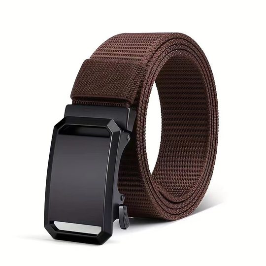 [cross-border a generation of hair] toothless automatic buckle men's military training leisure canvas nylon youth military training belt