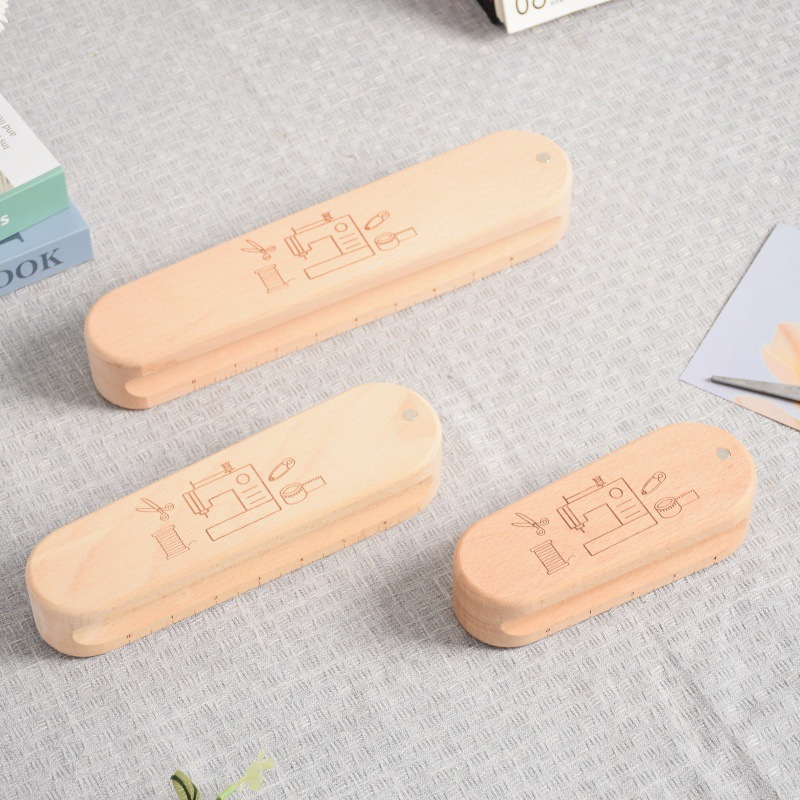 Placa de prensa de patchwork de planchado magnético transfronterizo con escala