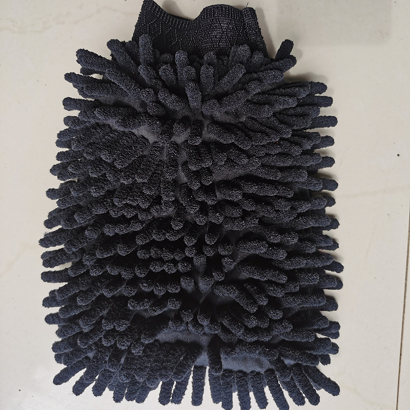 Automóvil Chenille doble cara guantes de limpieza de camión de coral espuma de limpieza de automóviles toalla de limpieza de automóviles a prueba de agua