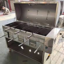 自动旋转羊腿炉不锈钢烤炉烤羊腿羊排烤鸡烤兔烤鸭炉子无烟加厚