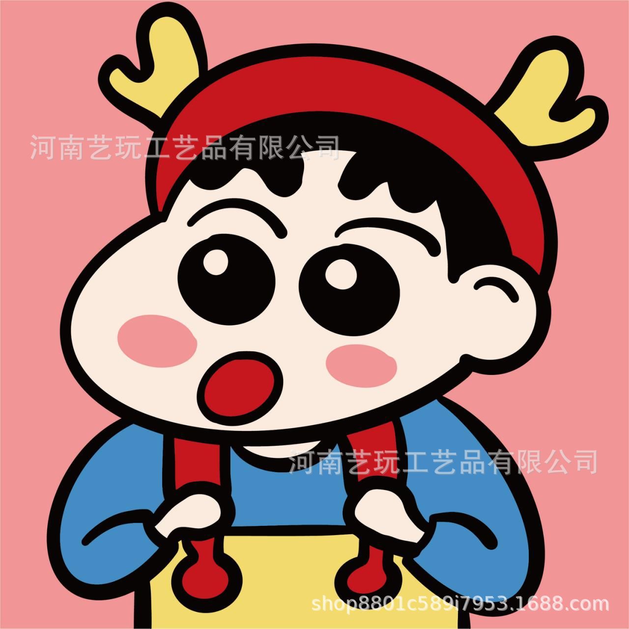 MQH20-128 / 20*20cm（实木内框+画布+毛球材料包）