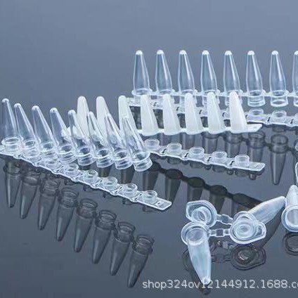 荧光定量透明白色0.1ML 0.2ML PCR 八联管