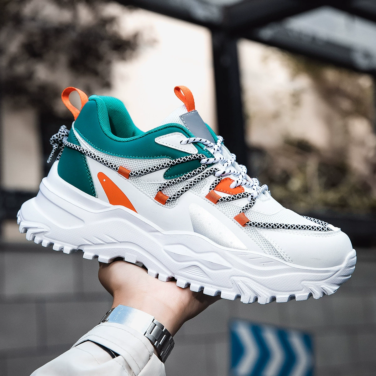 Трансграничная модная платформа Daddy, модная обувь, мужская обувь, мужская повседневная обувь, низкие кроссовки, дышащая, четыре сезона, мужская обувь больших размеров