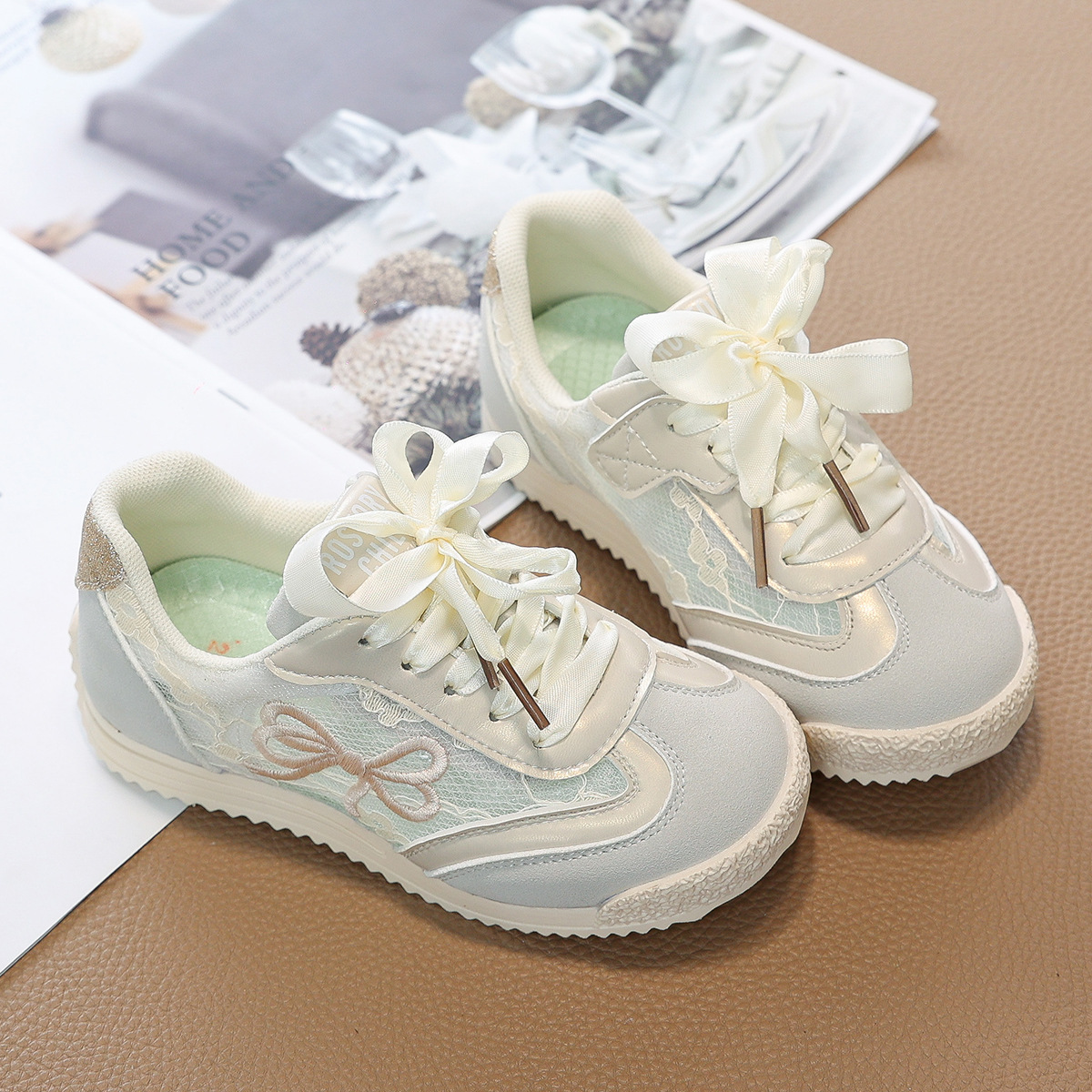 Zapatos casuales para niñas 2026 verano nuevos zapatos de entrenamiento para niños zapatos deportivos para niños zapatos para bebés femeninos