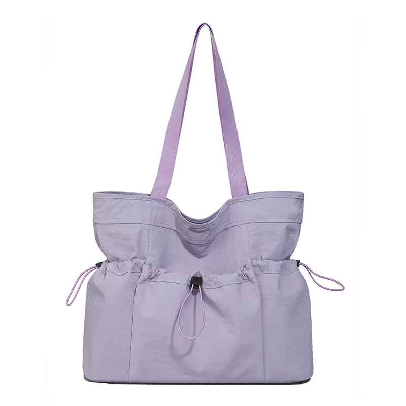 2025 Autumn New Ultra-Light Waterproof Nylon Large Capacity Handbag Simple Commuter Women's Tote Bag - Thumbnail 5