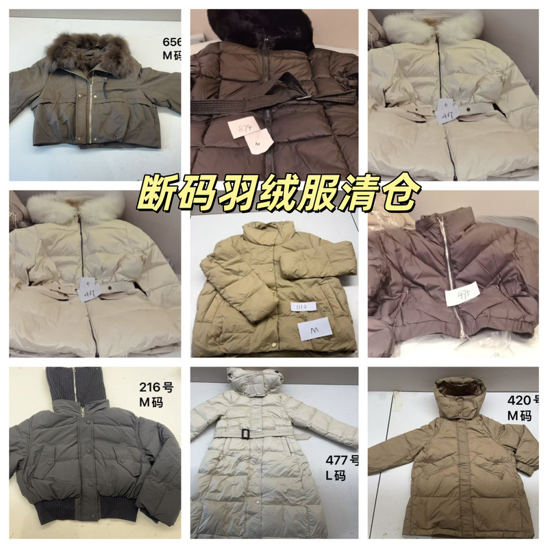 Special Clearance Sale: Women's Winter Thickened Warm down Jacket with Stand Collar, Short Style, White Duck Down, Suitable for Petite Sizes Special Clearance Sale: Women's Winter Thickened Warm down Jacket with Stand Collar, Short Style, White Duck Down, Suitable for Petite Sizes