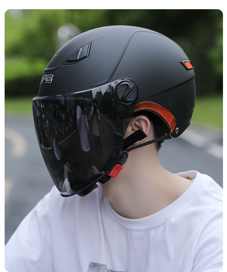 2025 New 3C Standard Electric Vehicle Helmet Summer Sunscreen