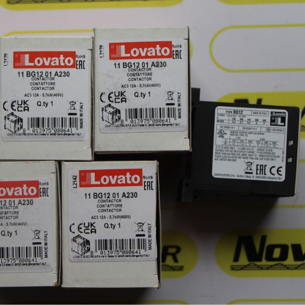LOVATO接触器11BG12 01 A230   BG1201A230  BG1201A咨询再订期货
