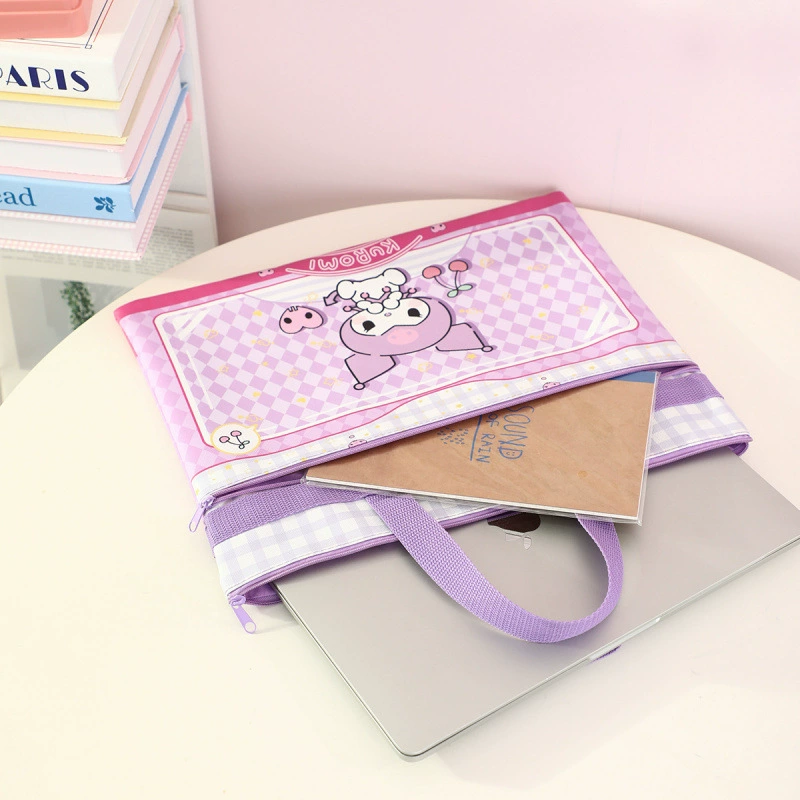 Cartoon handheld organizer bag for folders