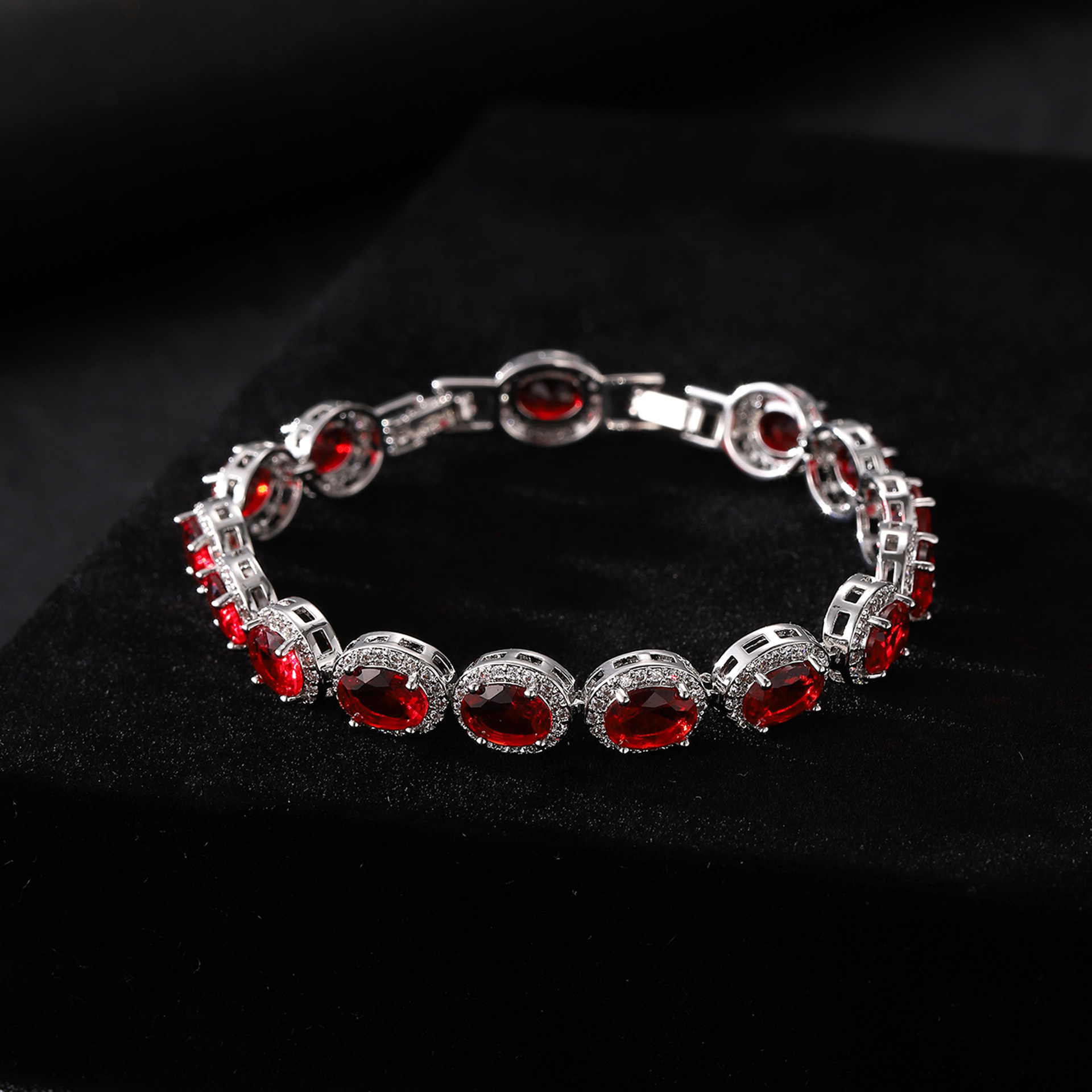 Oval red