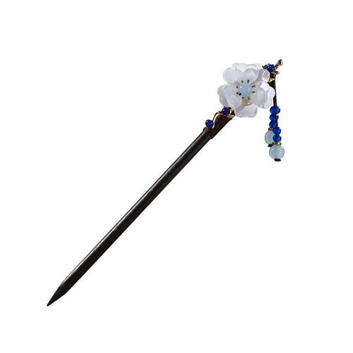 Ancient style wooden hairpin, Chinese style hairpin, wooden hairpin, high-end hairpin for girls, tassel Hanfu hairpin, hairpin, step shake