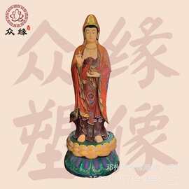 鱼篮观音佛像生产厂家 送子娘娘奶奶神像 鳌鱼观音图片大全