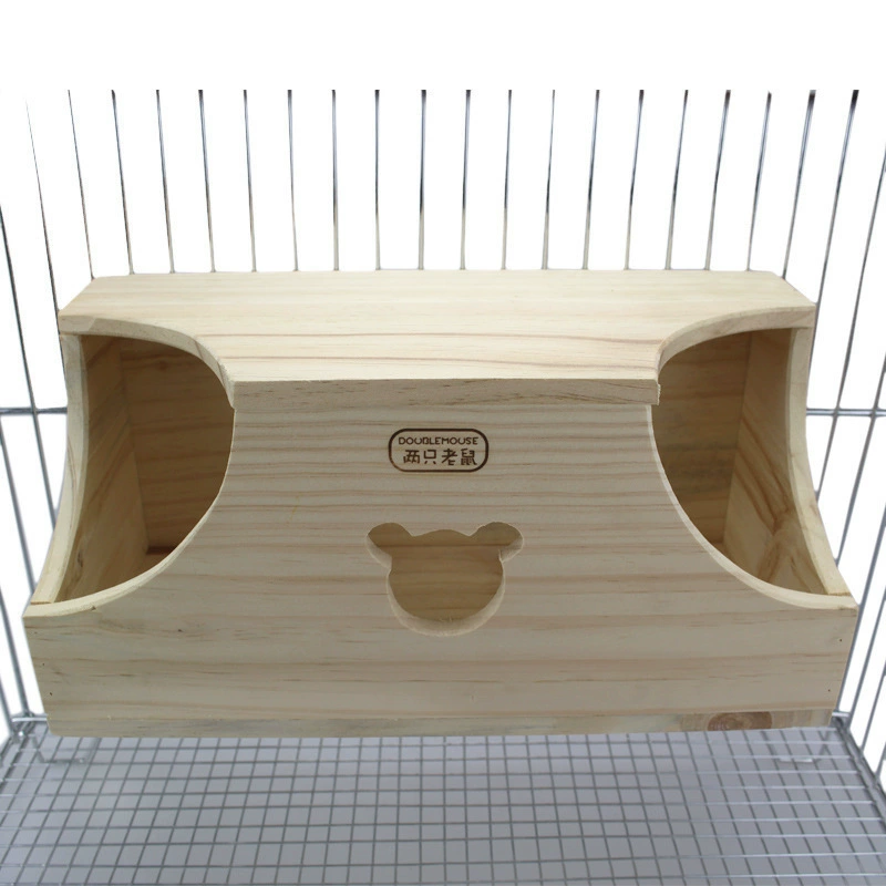 Цыпки-шиншиллы Белка Морская свинка Деревянный домик гнездо Белка Мешок Ежик Тёплый Спальни Поставки Оригинальный экологический деревянный дом
