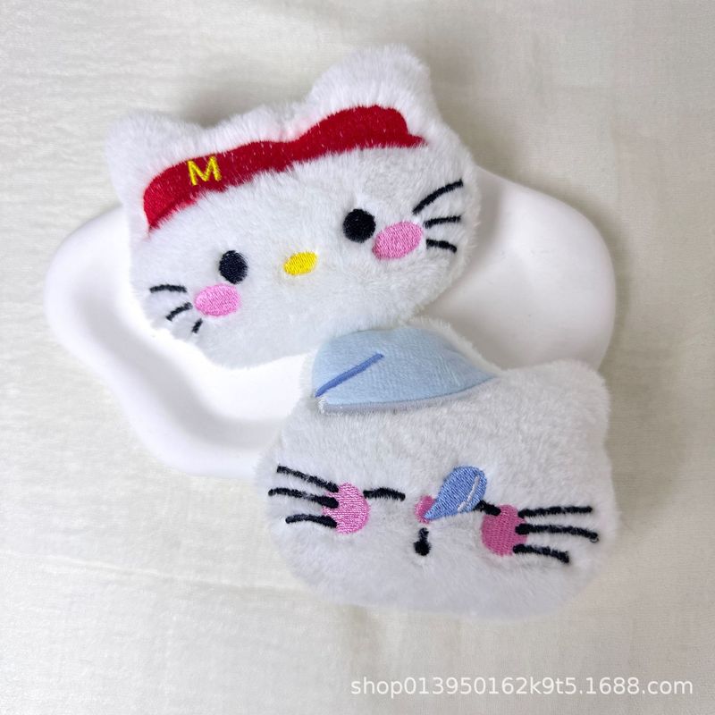 三丽鸥kt玩偶卡通挂件毛绒DIY配件猫咪饰品可爱日系挂件胸针辅料|undefined