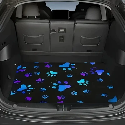 Avtomobil döşəmə paspasları — Trunk Mat, Wear-Resistant, Dirt-Resistant, Easy - trunk-mat-19-75100cm-crystal-velvet-dot-bottom