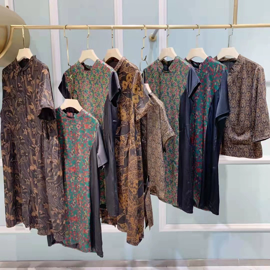 Xiangyun пряжа платье большого размера 23 летний новый высококачественный улучшенный cheongsam Mom Group бренд скидка из первых рук