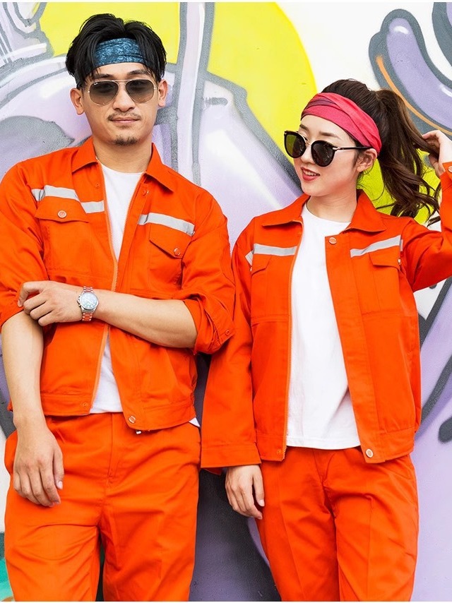 Primavera y otoño hombre desgaste engrosado reparación de automóviles logística reflector chaqueta de ingeniería ropa de protección laboral personalizada