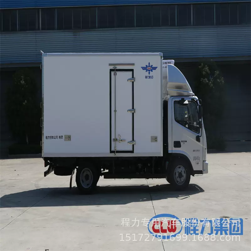 国六保鲜冷链车冻货食品恒温运输车4米2欧马可冷藏车大容量冷藏车