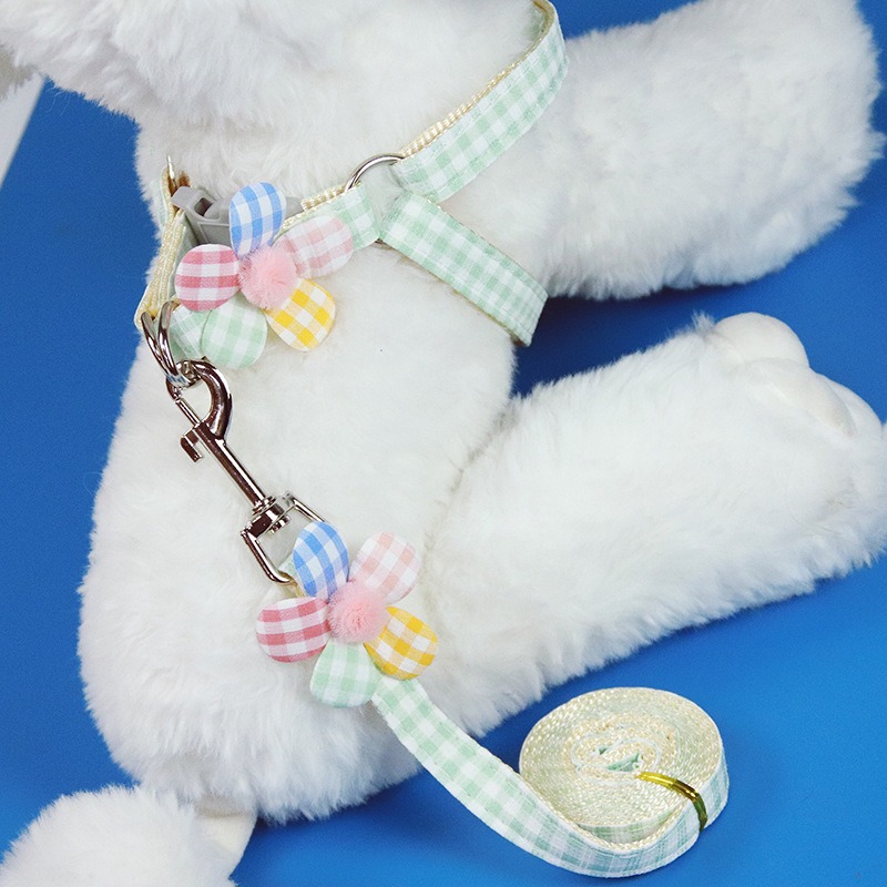Chaleco para perros tipo cuerda de tracción para mascotas cinturón de pecho para gatos perros pequeños para evitar que se desprenda cuerda para caminar para perros image 7
