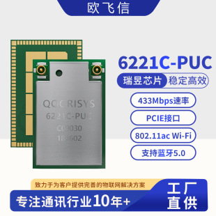 Rtl8821Ce Scheme M.2 Pcie Interface Supports 2.4G/5G+Bluetooth 5.0 Wifi Module
