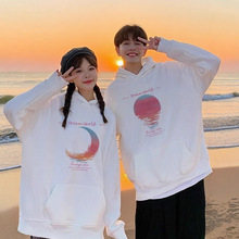 2025新款不一样的超火情侣装卫衣连帽秋冬季休闲慵懒风百搭上衣服