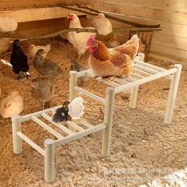 跨境实木鸡舍栖息地支架农舍鸡鸭鹅置物架小鸡玩具架子家禽站立架