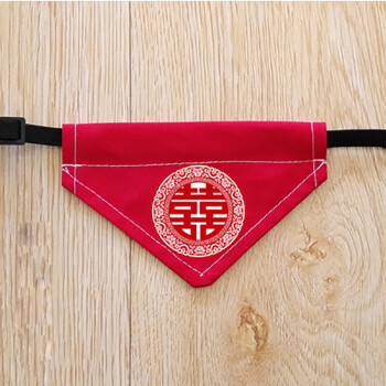 Venta al por mayor toalla triángulo mascota Golden Retriever Corgi cubo francés peluche saliva toalla boda perro gato bufanda festiva