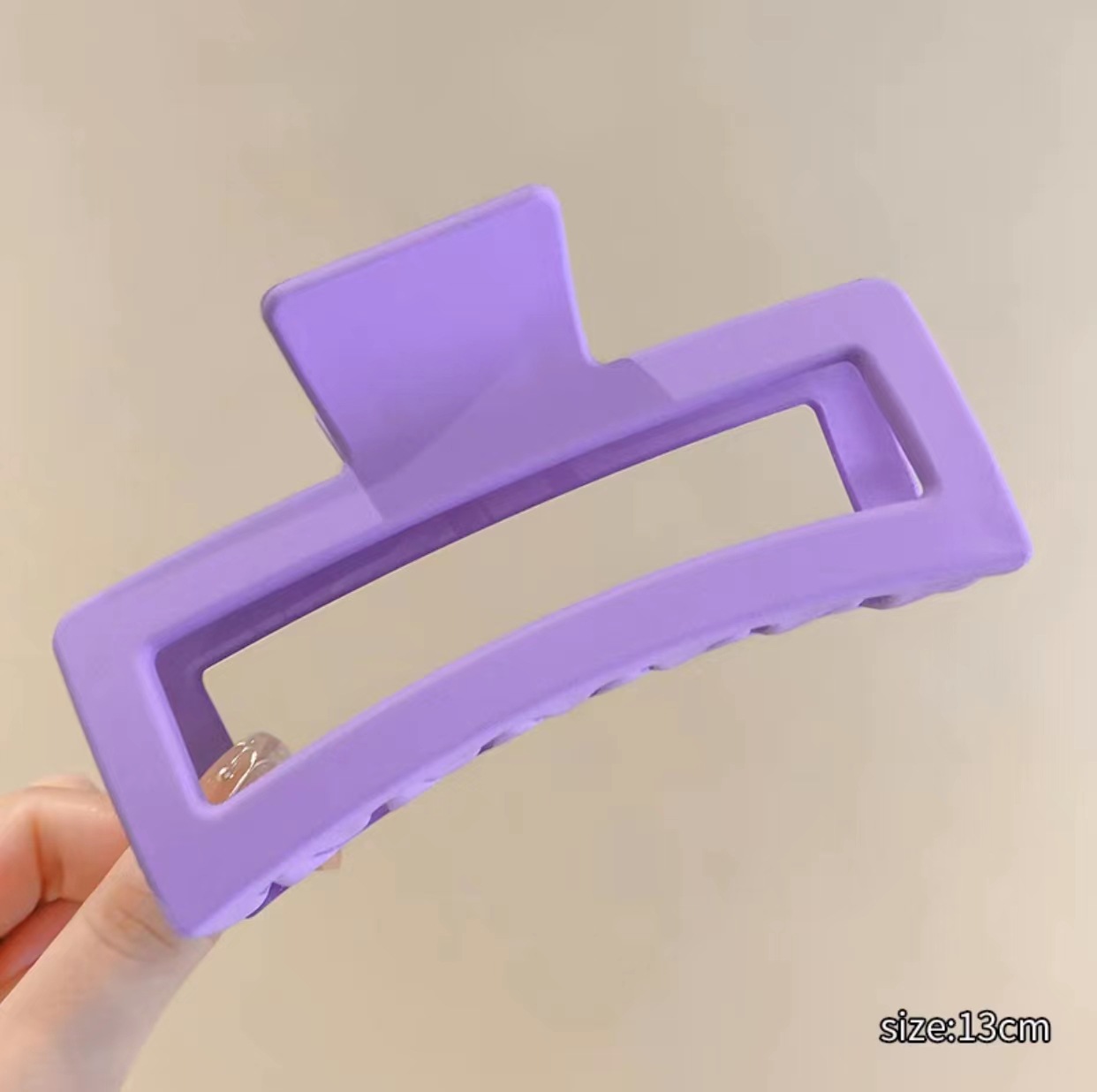 Pinza de pelo extra grande de 13 cm para cabello grueso, pinza de tiburón sencilla para mujer, horquilla de alta gama. image 18