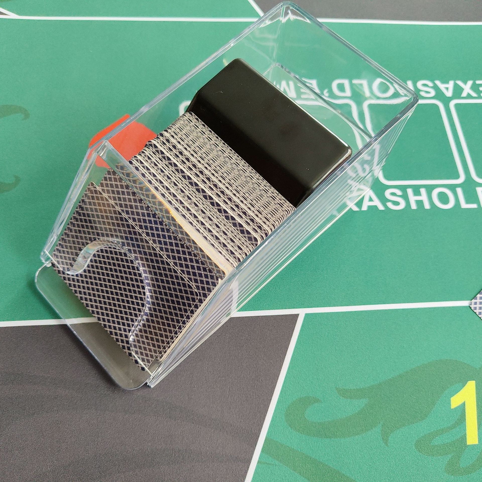 Máquina expendedora de cartas de Texas Hold'em transfronteriza Máquina expendedora de cartas Three Kingdoms Hero Killing Zapatero de cartas de plástico acrílico