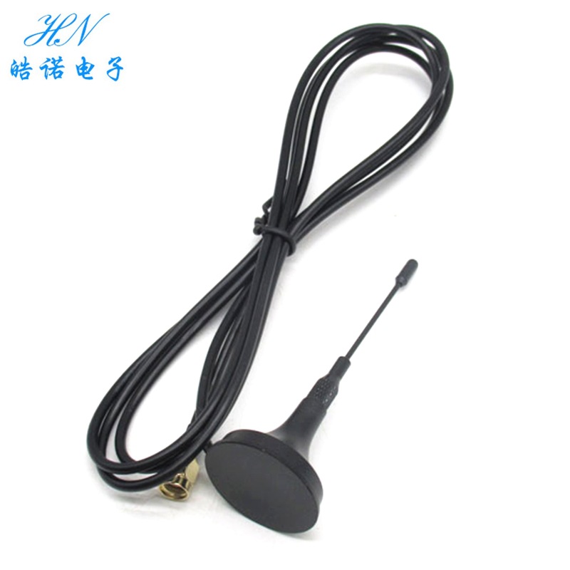 GSM 2G 3G小吸盘磁盘座天线900\1800MHz移动联通GPRS模块4G天线