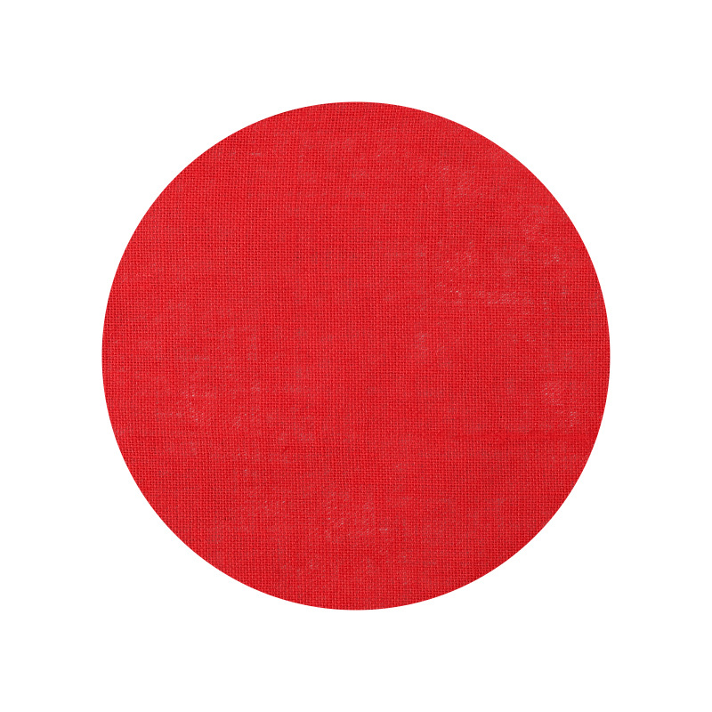 Navidad color transfronterizo mesa de comedor esteras de decoración de material yute esteras de comedor occidentales pueden ser redondas