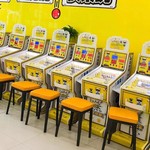 新款弹珠机商用投币出珠摆摊夜市儿童乐园商场合作台式拉杆游戏机