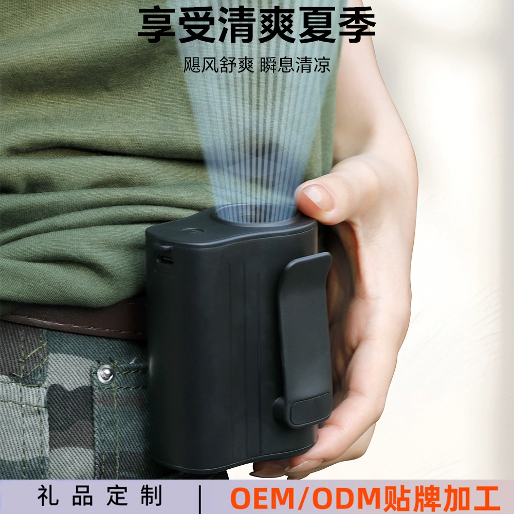 Подвесная талия вентилятора строительной площадки Экспресс-доставка на вынос портативный 100 ступений большой ветровой емкости на открытом воздухе вентилятор для отдыха