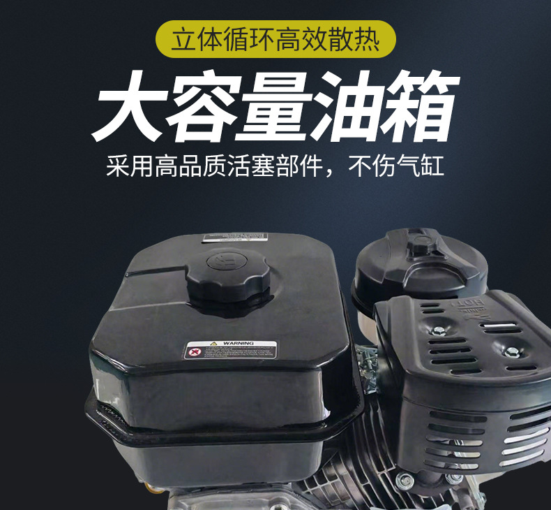 Agricultural Small Gasoline Engine 170F177F188F190F Micro Tiller, Aerator, Trowel Machine, Sprayer, Go-Kart